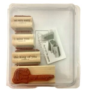 Stampin’ Up! “Three Little Words” Rubber Stamp Set